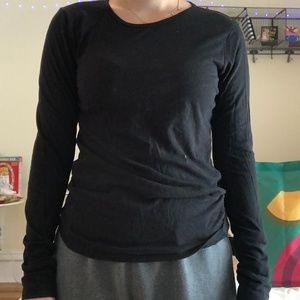Old Navy basic black long sleeve